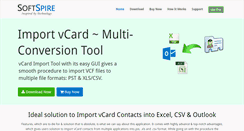 Desktop Screenshot of importvcard.com