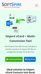 Mobile Screenshot of importvcard.com